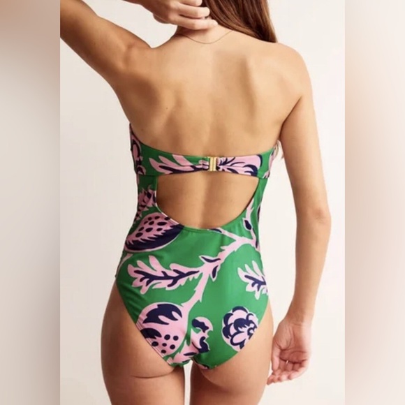 BODEN green Tambourine floral one piece swimsuit. - Picture 2 of 2